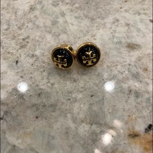 Tory Burch Logo Button Earrings